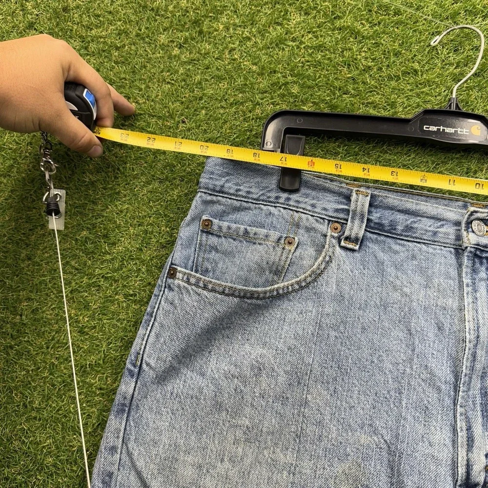 Levis 505 Jean Shorts Mens 40 Denim Jorts Baggy Loose Skater Casual 90s Workwear